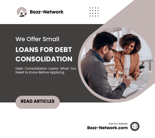 Loans For Debt Consolidation